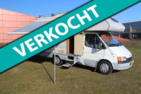 Transit Rimor 2.5D Alkoof camper, 2 jaar APK.