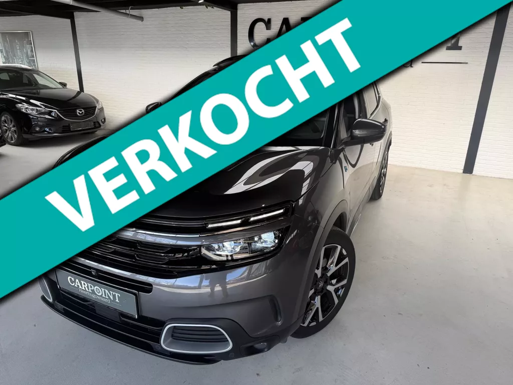 Citroen C5 Aircross 1.6 Plug-in Hybrid Shine Plus 2021 Leer Panodak Camera Elek Achterklep Standkachel Vol Opties