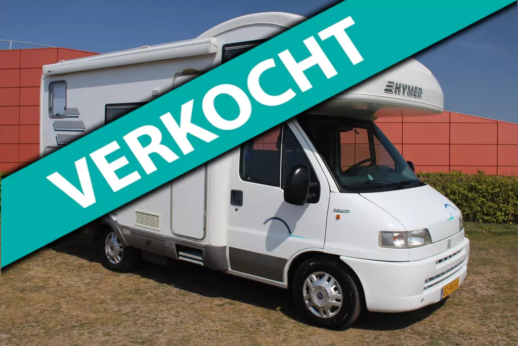 Hymer 2.8 id TD, 6 persoons, airco (motorairco), stapelbed.