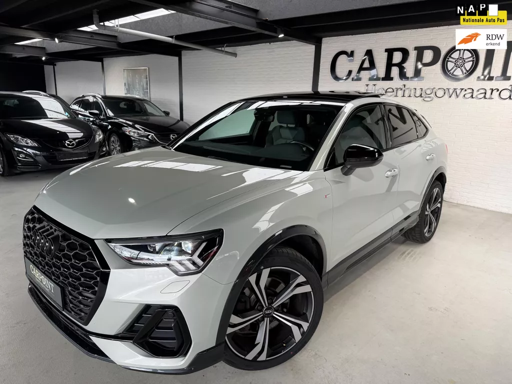 Audi Q3 Sportback 40 TFSI quattro S Edition 2020 3X S line Pano Camera Leer Vol Opties Aparte Kleur