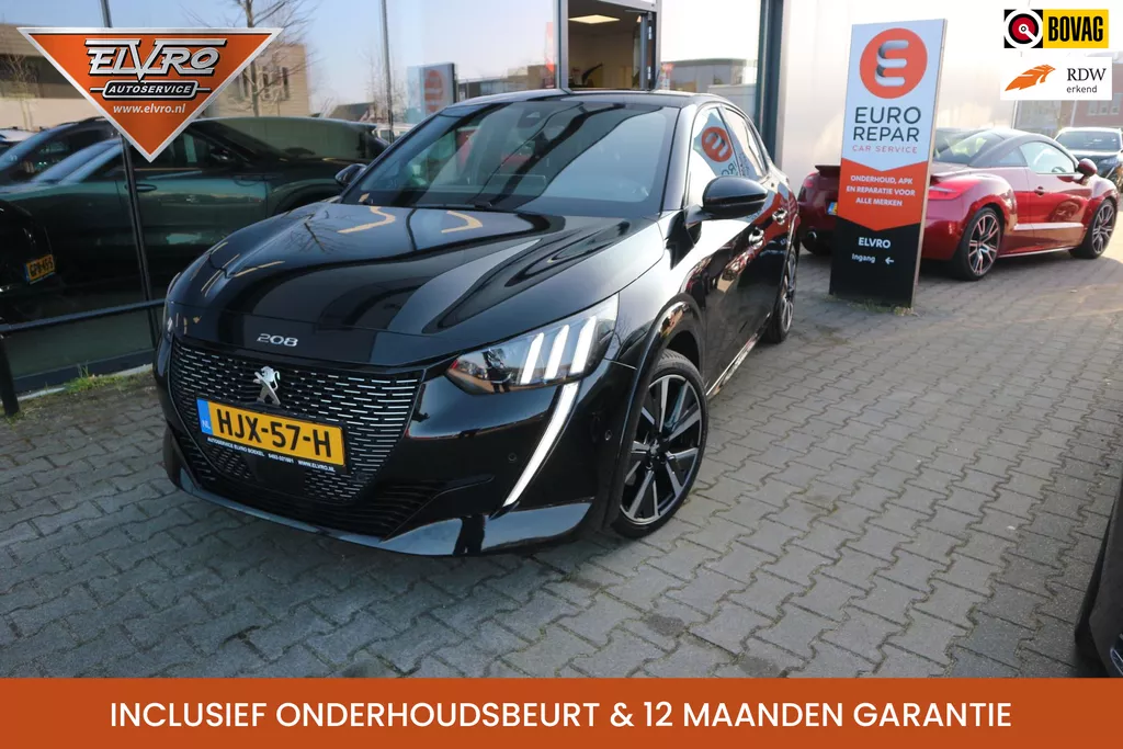 Peugeot 208 1.2 PureTech GT-Line LEDER MASSAGE NAVI CAMERA ADAPTIVE CRUISE RIJKLAARPRIJS!!