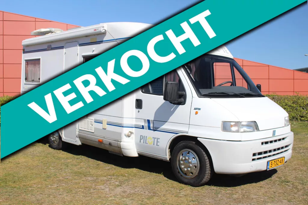Fiat Ducato 2.5 Tdi Pilote, vast bed, nieuwe APK.