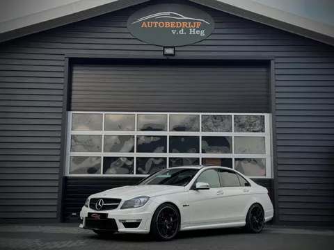 Mercedes-Benz C-klasse AMG c63 wit