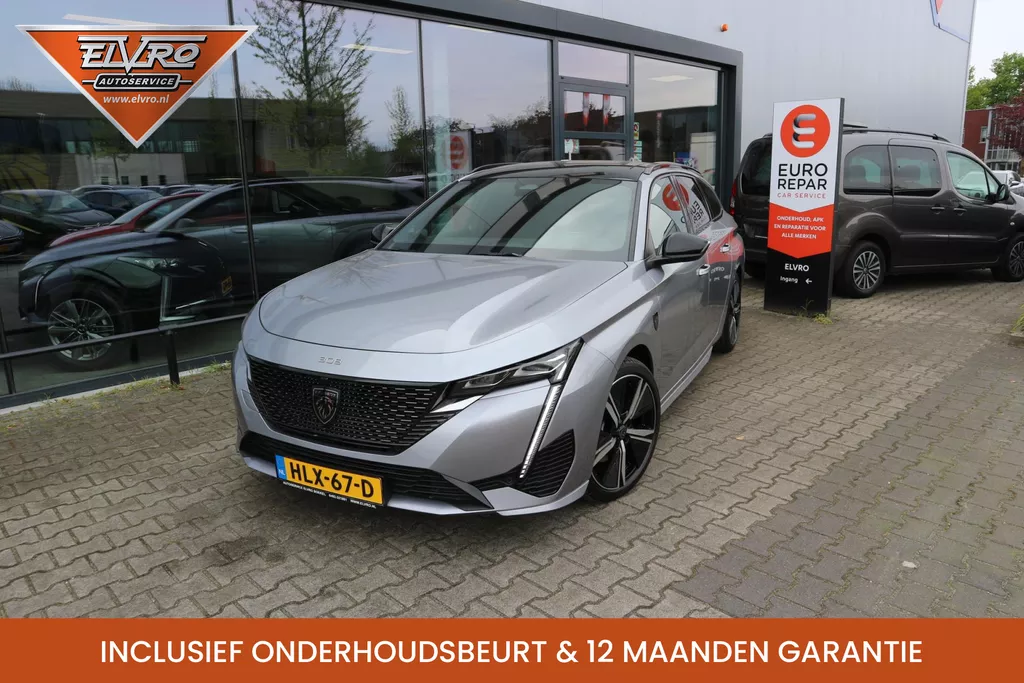 Peugeot 308 SW 1.2 PureTech GT 130PK AUTOMAAT NAVI FOCAL PANORAMADAK CAMERA PDC V+A STUUR+STOELVERW RIJKLAARPRIJS!!