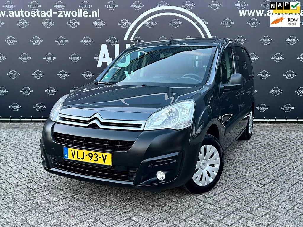 Citroen Berlingo 1.6 BlueHDI 100 Business Economy S&S MARGE Automaat/3 Zit/3 Pers/Dubbel Cabine/Dubbele Schijfdeuren/APK/NAP/Airco