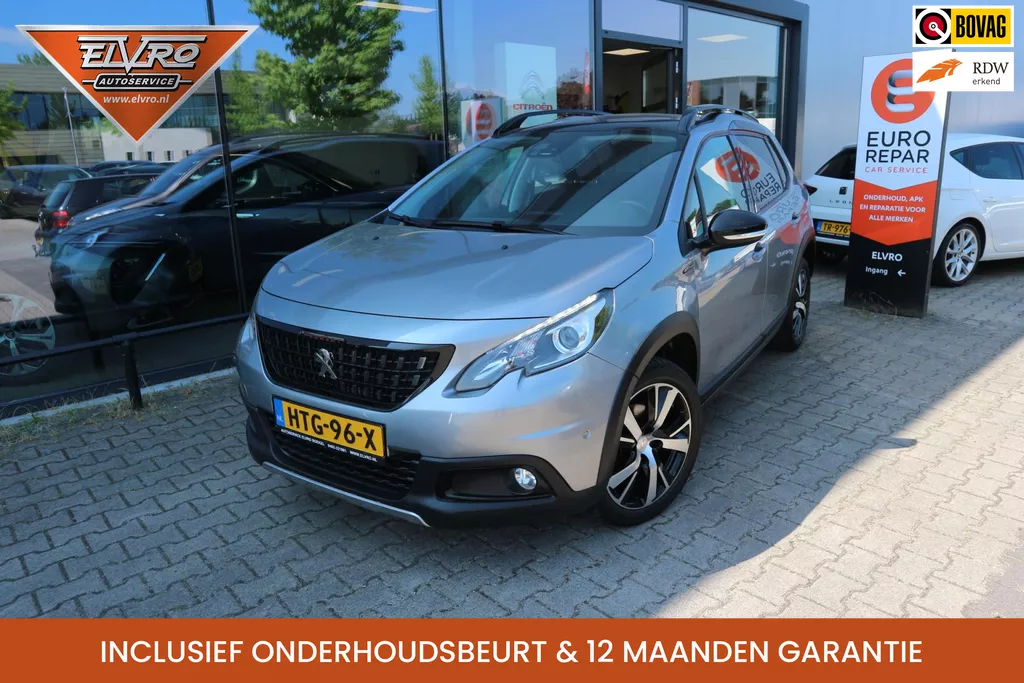 Peugeot 2008 1.2 PureTech GT-Line AUTOMAAT LEDER PANORAMADAK NAVI CAMERA RIJKLAARPRIJS!!