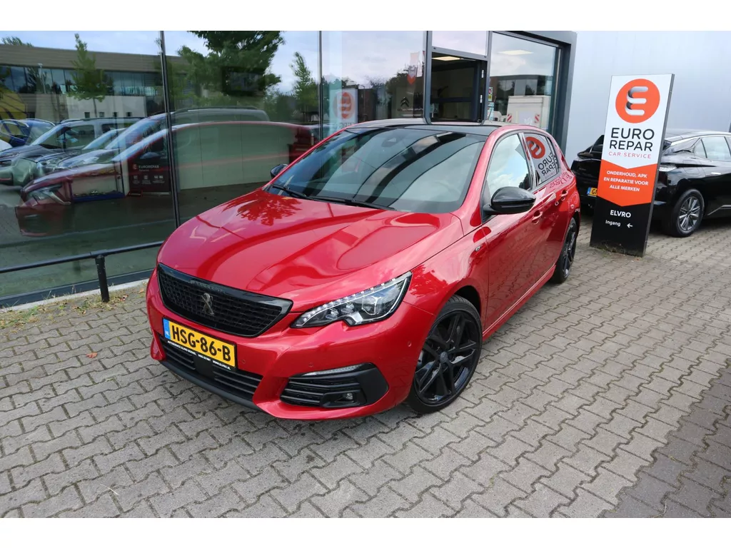 Peugeot 308 1.2 130PK GT AUTOMAAT NAVI CAMERA I-COCKPIT PANORAMADAK 18'' BLACK-PACK ALCANTARA KEYLESS RIJKLAARPRIJS!!