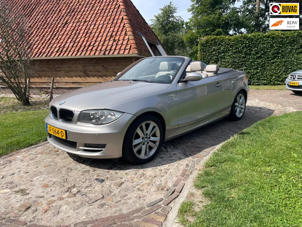 BMW 1-serie Cabrio 118i-Leer-Stoelverw-PDC-Clima-