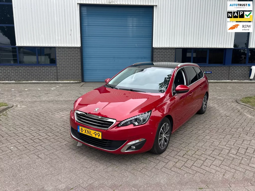 Peugeot 308 SW 1.2 e-THP * Panoramadak * Stoelverwarming * Navigatie * Lederen bekleding *